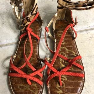 Sam Edelman leopard sandals